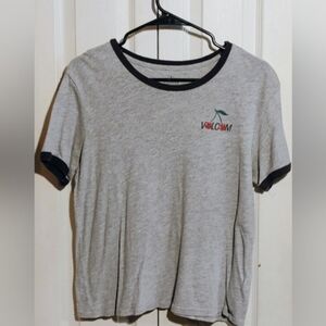 Volcom Heather Gray Short Sleeve Tee